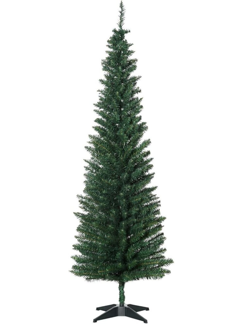 6' Artificial Pencil Christmas Tree with 390 Realistic Branch Tips - Green
